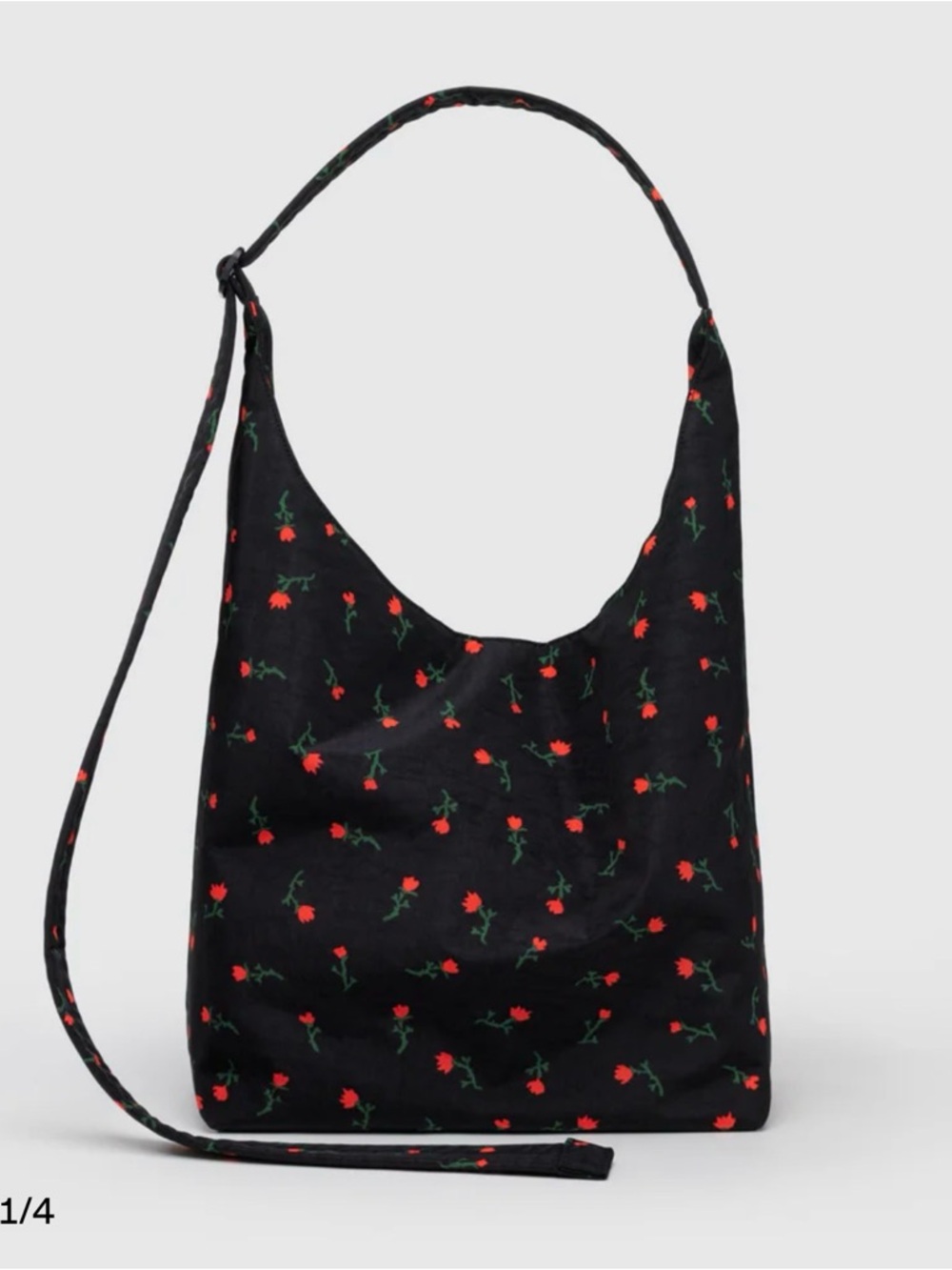 Baggu Large Nylon Sling in Painted Wildflower - Picture 3 of 5